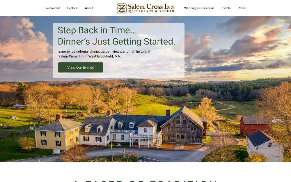 Salem Cross Inn website