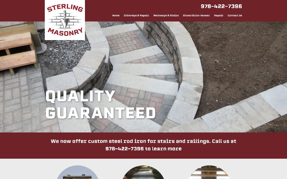Sterling Masonry website
